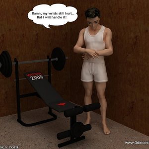 Daughter helps her daddy in training image 002