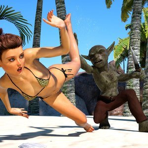 Knight Elayne - Beach Day - Part 1 image 013