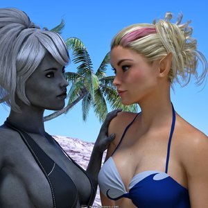 Priestess Rinil - Beach Day - Part 4 image 005