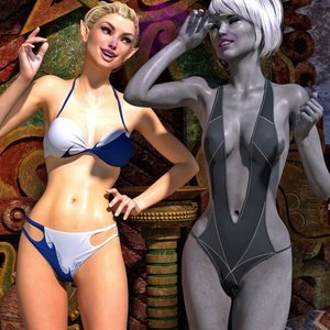 Priestess Rinil - Beach Day - Part 4 image 010