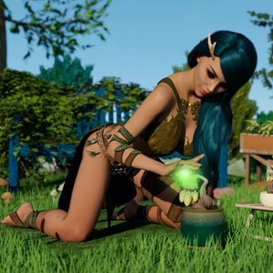 Lustful Desires 3 - The Druid image 001