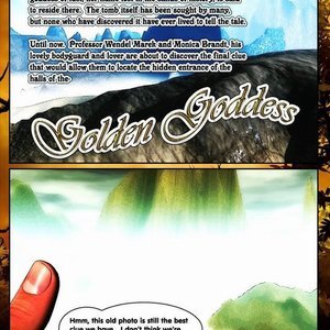 The Golden Goddess (BarbarianBabes Comics) thumbnail