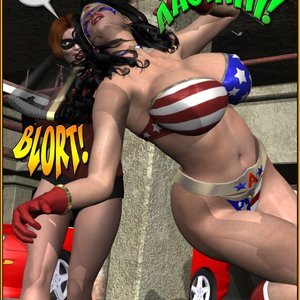 Ms Americana Defeated by Captain KO image 040