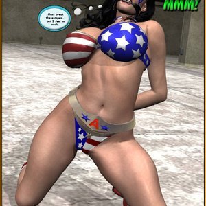 Ms Americana Defeated by Captain KO image 043