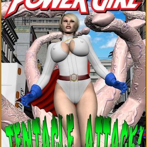 Power Girl Comics - Power Girl - Tentacle Attack (Central Comics) - Cartoon Porn Comics