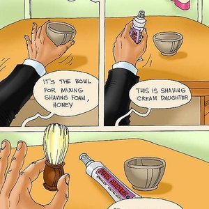Shaving Cartoon Porn - Father shaves his daughters pussy (Drawingincest Comics) - Cartoon Porn  Comics