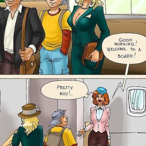 Incredible flight – everybody must unload before landing (Drawingincest Comics) thumbnail