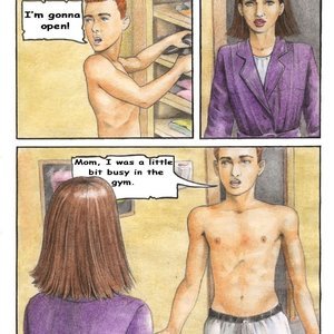 Mom and son have sexual training image 005