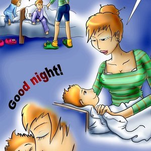 Mother showed her sons, how to get pleasure (Drawingincest Comics) thumbnail
