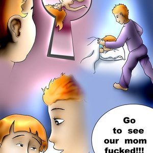 Mother showed her sons, how to get pleasure image 010
