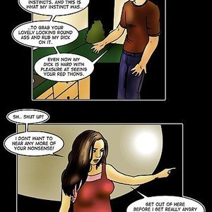 Son found his mom in the short skirt of hers image 004