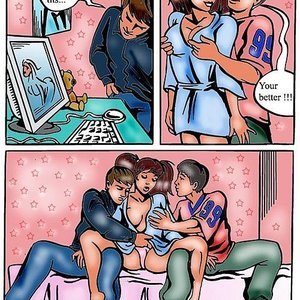 Two boys fuck their sis image 002