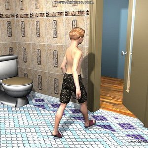 Bathroom procedures make mom and son closer image 010