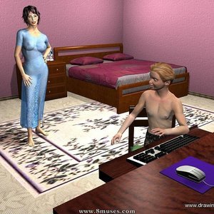 Bathroom procedures make mom and son closer image 013