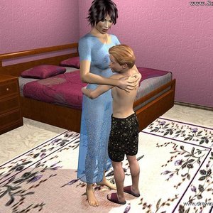 Bathroom procedures make mom and son closer image 014