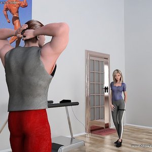 Dads and daughters co-training makes the body shape better (Drawingincest Comics) thumbnail