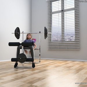 Dads and daughters co-training makes the body shape better image 004