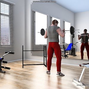 Dads and daughters co-training makes the body shape better image 005