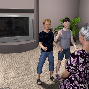 Grandma, why do you have so big tits image 030