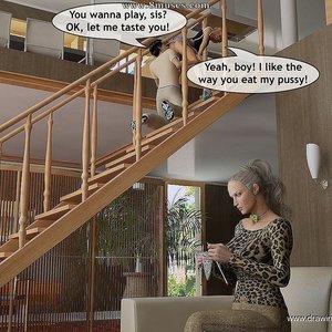 Grandmas lesson of fucking (Drawingincest Comics) thumbnail