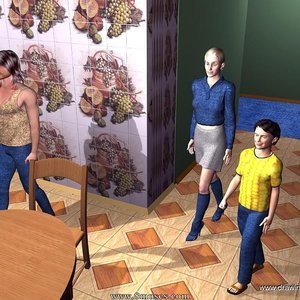 Hot family party - when all secrets revealed image 022