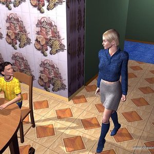 Hot family party - when all secrets revealed image 042