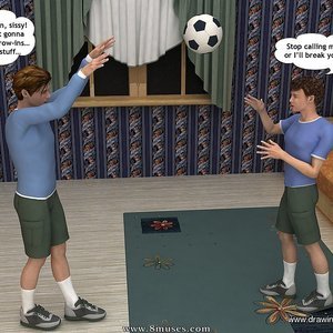 Incest sex featuring a hot mom with her sons and husband image 002