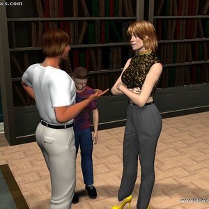 Mother consoles his son image 014