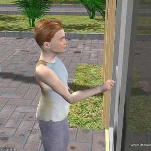 The boy dropped in and took a double pleasure image 004