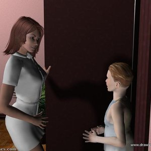 The boy dropped in and took a double pleasure image 008