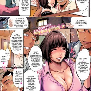 Girlfriend Porn Comics - Orgy With Fully Drunk Girlfriend (Fakku Comics) - Cartoon Porn Comics