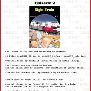 Night Train – Issue 2 (Hugdebert Comics) thumbnail