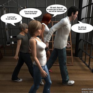 Incest swinging with a touch of fetish image 030