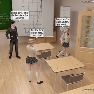 Teaching freshie to respect her parents (IncestBDSM Comics) thumbnail