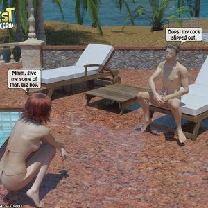 Bro and Sis Caught by Daddy image 005