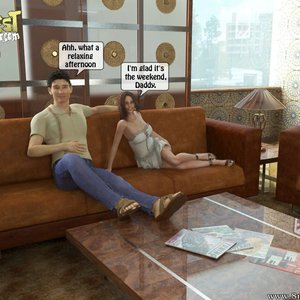 Daddy punishing daughters badly (IncestIncestIncest Comics) thumbnail