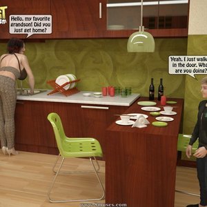 Grandma Teaches a Nasty Lesson to Grandson (IncestIncestIncest Comics) thumbnail