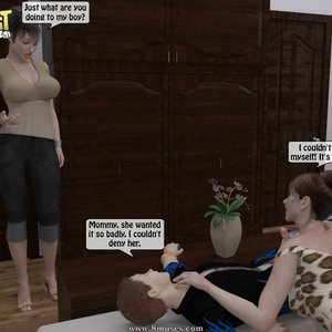 Mother and her Friend Craving for Sons Big Cock image 017