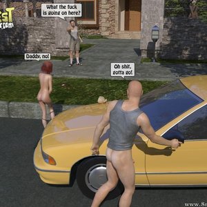 Slutty Daughter Caught by Daddy image 026