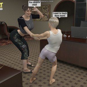 Tired Mommy Having Some Fun with Son image 010