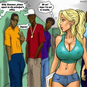 Two Hot Blondes 2 Hunt for Big Black Cocks image 018