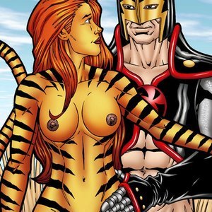 Tigra makes your meat sword purr image 015