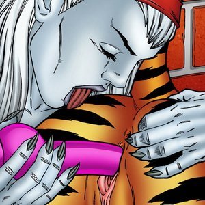 Tigra makes your meat sword purr image 016