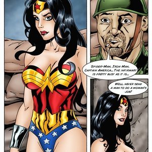 Wonder Woman vs the Incredibly Horny Hulk image 004
