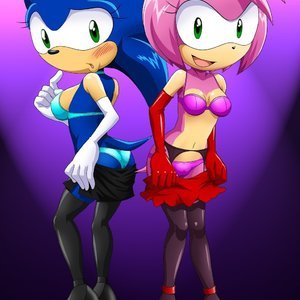 Sonic and Amy with a TWIST image 025