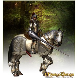Arthurian or Bretonnian Knight (MongoBongo Comics) thumbnail