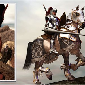 Bretonnia Knight Manticore (MongoBongo Comics) thumbnail