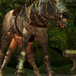 Bretonnia Knight and Horse image 023