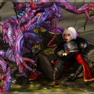 WH40K Sister & Genestealer image 002