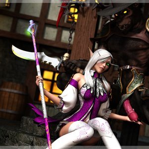 WarCraft - Belf And Worgen image 005